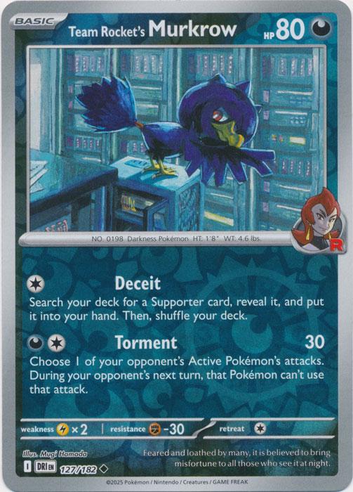Team Rocket's Murkrow [Reverse Holo]